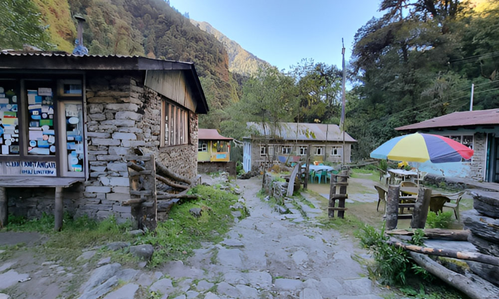 8-days-langtang-valley-trek lama hotel