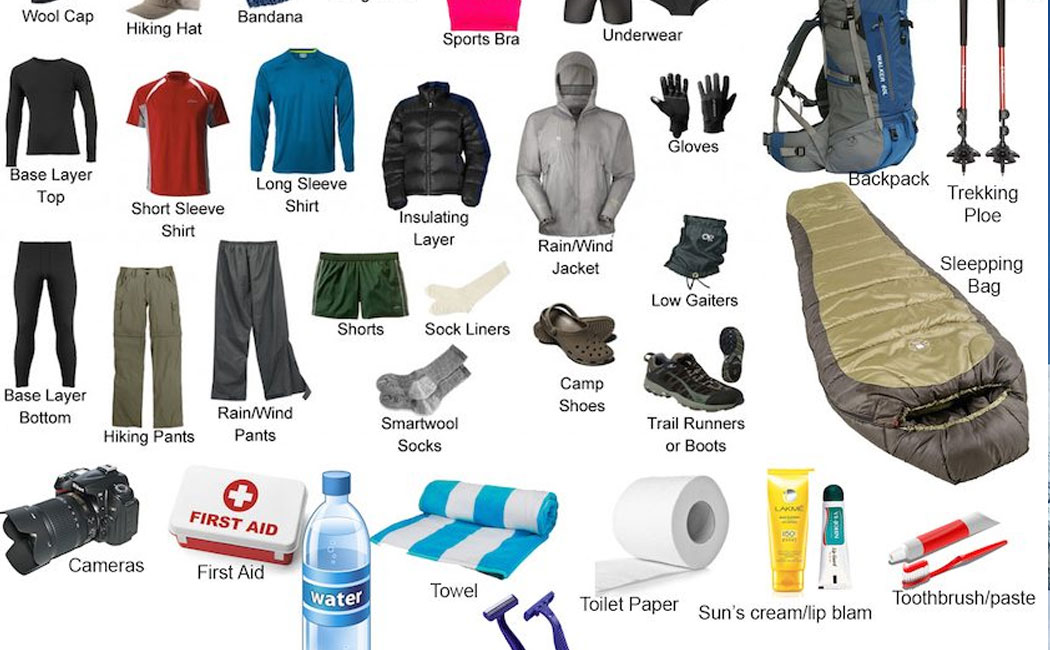 Trek Packing List in Nepal